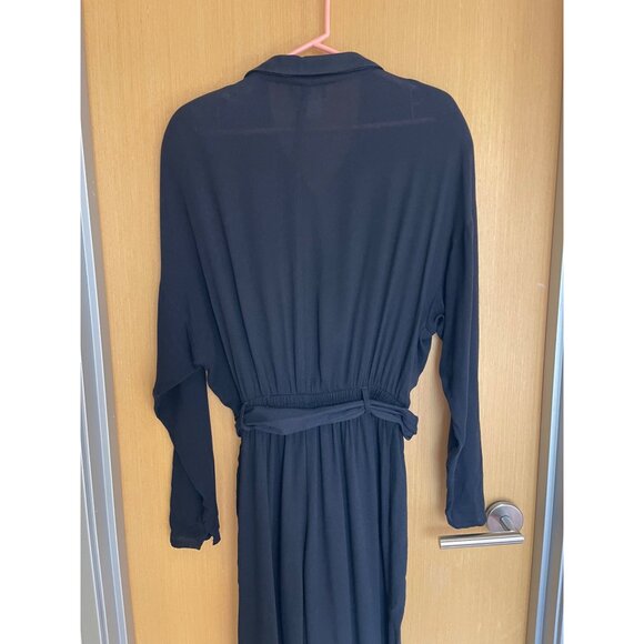 Carole Little Saint Tropez West Vintage Womens Jumpsuit Size 10 Black Crepe - Picture 15 of 15